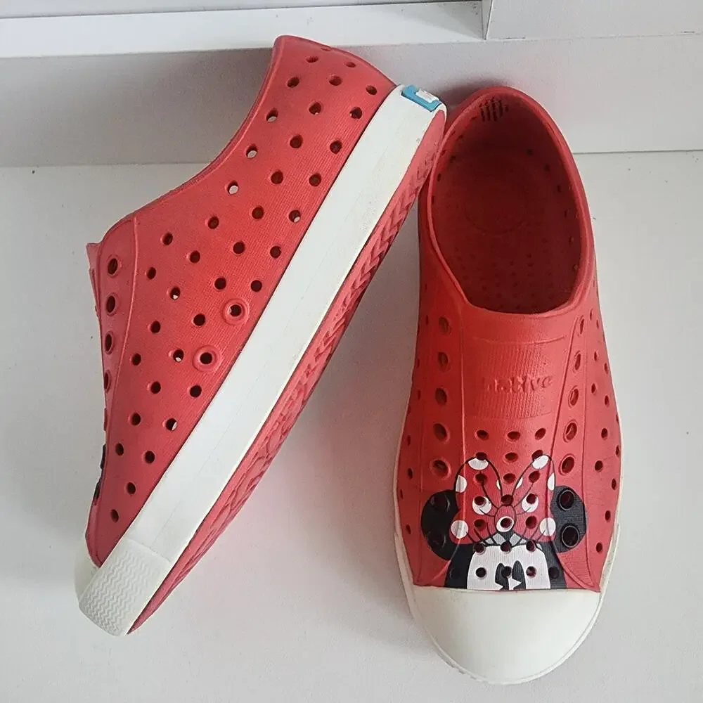 Disney x Native Red‎ Minnie Mouse Slip On Shoes - C12